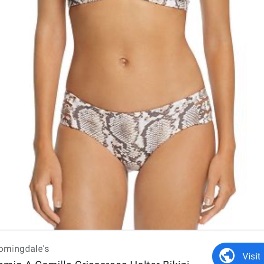 Vitamin a snake print bottom